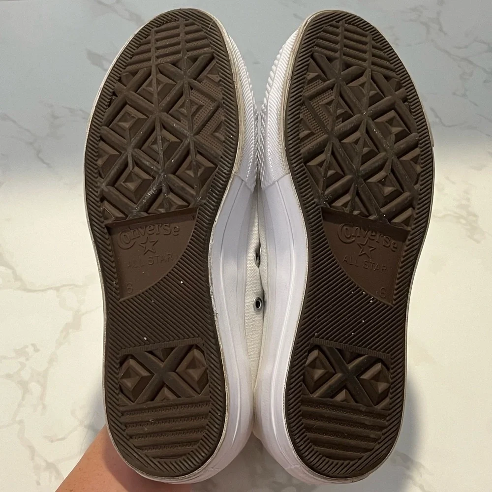 Converse Chuck Taylor All White Platform Shoes - Picture 12 of 14